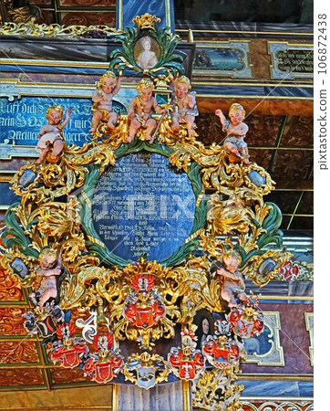 Church of Peace in Swidnica, Poland, coat of arms Church of Peace in Swidnica, Poland, coat of arms 106872438