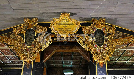Church of Peace in Swidnica, Poland, emblem Church of Peace in Swidnica, Poland, emblem 106872439