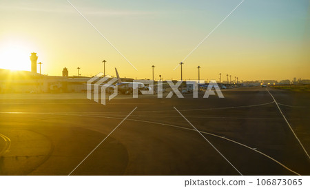 羽田機場跑道夜景 106873065
