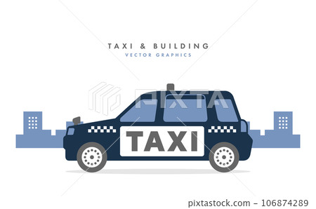 Illustrations of taxis, buildings, cities, and streets 1 Illustrations of taxis, buildings, cities, and streets 1 106874289