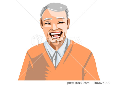 爺爺害羞的笑容 爺爺害羞的笑容 106874900