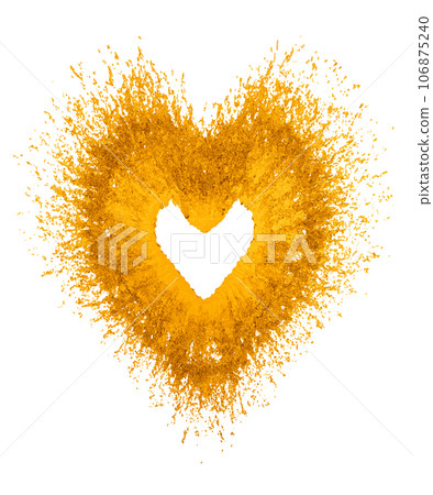 Ephemeral Disintegrating Golden Heart Ephemeral Disintegrating Golden Heart 106875240