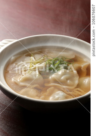 boiled gyoza boiled gyoza 106876607