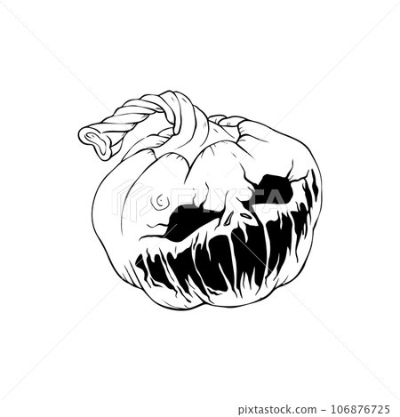 Cartoon Halloween pumpkins. Vector illustration. 106876725
