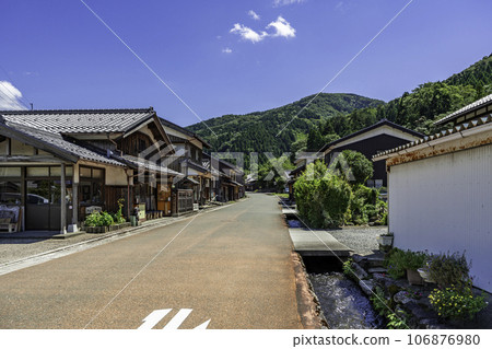 球磨川宿中野町街景 福井縣若狹町 106876980