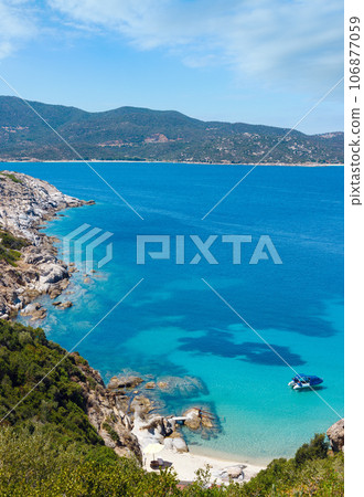 Summer sea coast (Halkidiki, Greece). 106877059