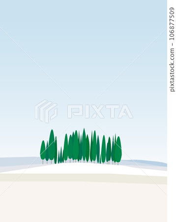 Val d'orcia 托斯卡納 意大利 柏樹 冬季 Val d'orcia 托斯卡納 意大利 柏樹 冬季 106877509