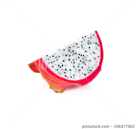 Dragon fruit isolated on white background 106877802