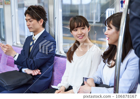 Men and women shooting cooperation "Keioh Electric Railway Co., Ltd." Men and women shooting cooperation "Keioh Electric Railway Co., Ltd." 106878167