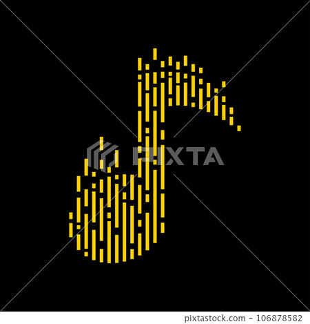 Music note logo icon Music note logo icon 106878582