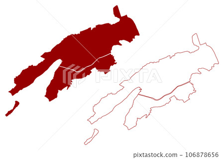 Biel/Bienne District (Switzerland, Swiss Confederation, Canton of Bern or Berne) map vector illustration, scribble sketch Verwaltungskreis Biel Bienne map Biel/Bienne District (Switzerland, Swiss Confederation, Canton of Bern or Berne) map vector illustration, scribble sketch Verwaltungskreis Biel Bienne map 106878656