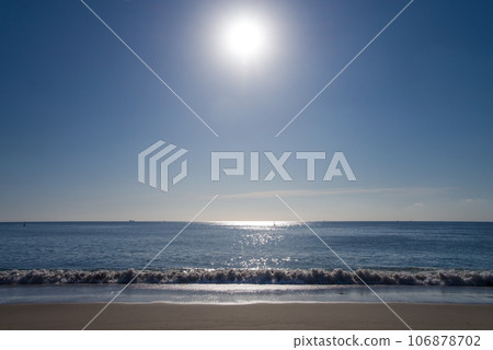 【海灘的光輝】陽光、大海、海浪、沙灘 106878702