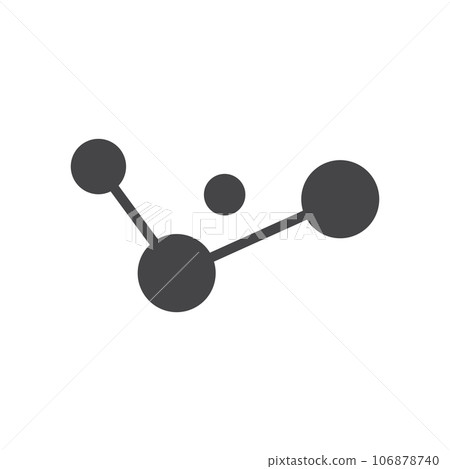 Molecule logo icon 106878740