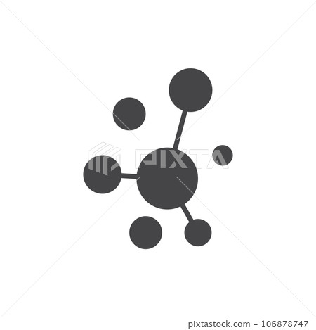 Molecule logo icon 106878747