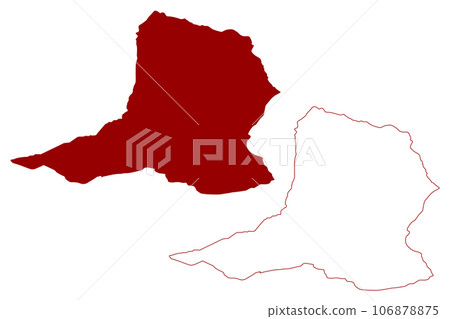 Gersau District (Switzerland, Swiss Confederation, Canton of Schwyz) map vector illustration, scribble sketch Bezirk Gersau map Gersau District (Switzerland, Swiss Confederation, Canton of Schwyz) map vector illustration, scribble sketch Bezirk Gersau map 106878875