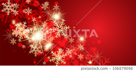 Winter pattern of snowflakes. Background christmas, snow design, vector illustration Winter pattern of snowflakes. Background christmas, snow design, vector illustration 106879098