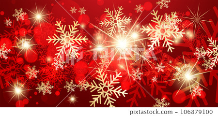 Winter pattern of snowflakes. Background christmas, snow design, vector illustration 106879100
