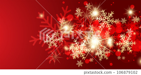 Winter pattern of snowflakes. Background christmas, snow design, vector illustration 106879102