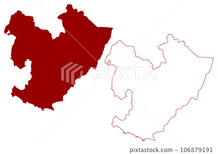 Lausanne District (Switzerland, Swiss Confederation, Canton of Vaud, Waadt or Vod) map vector illustration, scribble sketch Bezirk Lausanne map Lausanne District (Switzerland, Swiss Confederation, Canton of Vaud, Waadt or Vod) map vector illustration, scribble sketch Bezirk Lausanne map 106879191