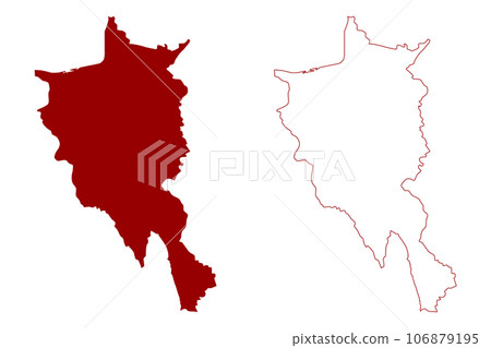 Lenzburg District (Switzerland, Swiss Confederation, Canton of Aargau) map vector illustration, scribble sketch Bezirk Lenzburg map Lenzburg District (Switzerland, Swiss Confederation, Canton of Aargau) map vector illustration, scribble sketch Bezirk Lenzburg map 106879195