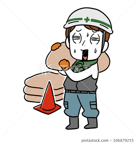 忙碌的建築工地的男人 忙碌的建築工地的男人 106879255
