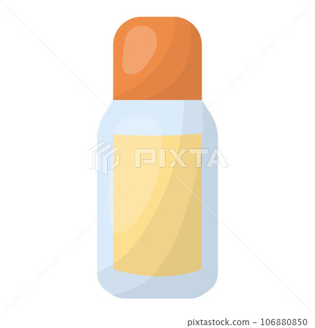 A bottle of cosmetics. Vector illustration A bottle of cosmetics. Vector illustration 106880850