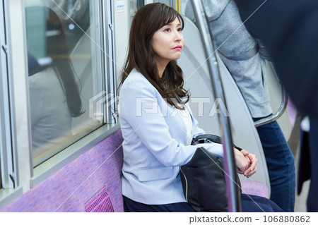 Cooperation for shooting women on a train "Keio Electric Railway Co., Ltd." Cooperation for shooting women on a train "Keio Electric Railway Co., Ltd." 106880862