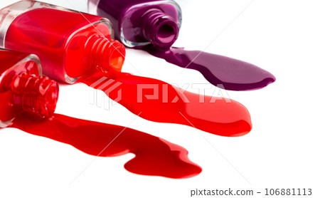 Bright colours of nail polish Bright colours of nail polish 106881113