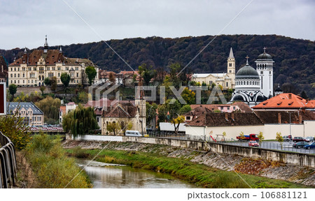 Ancient Sighisoara, Romania 106881121