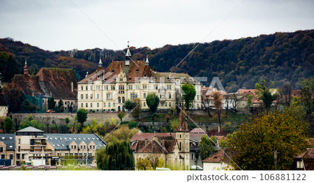 Ancient Sighisoara, Romania 106881122