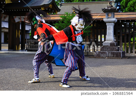 Iwate Prefecture folk entertainment performance Nenbutsu sword dance Iwate Prefecture folk entertainment performance Nenbutsu sword dance 106881564