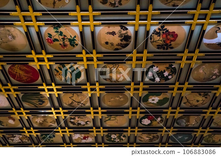 福井縣 Kasashokaku 永平寺天花板上的傳統日本繪畫 福井縣 Kasashokaku 永平寺天花板上的傳統日本繪畫 106883086