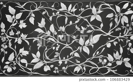 黑板畫【藤蔓】 106883429