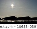 solar panel silhouette 106884039