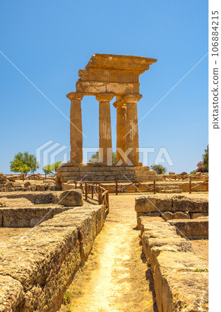 Temple of Heracles in Valley of the Temples. Archaeological site 106884215