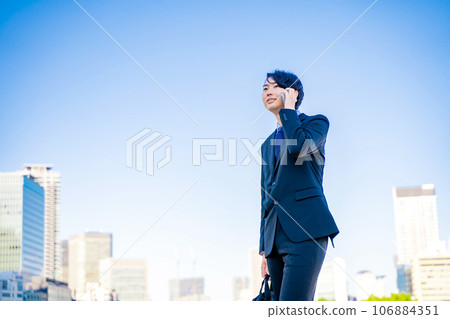 一個商人打電話 一個商人打電話 106884351