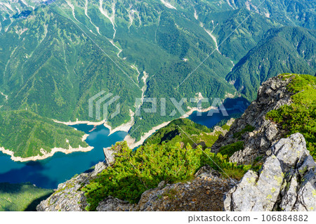 Nagano Prefecture's Northern Alps Harinoki Circuit Climb Lake Kurobe 106884882