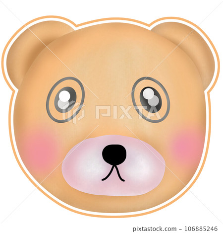 illustration of a brown bear illustration of a brown bear 106885246