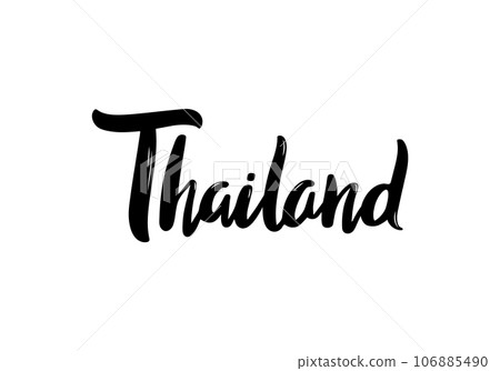 Thailand Lettering. Thailand Lettering. 106885490