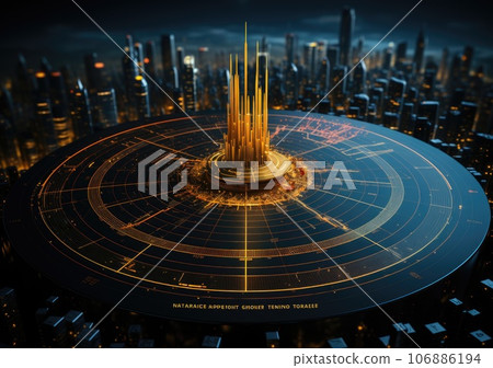 business perspective strategy chart, Candle stick of stock market or forex trading in perspective graphic design for financial investment concept. AI Generative. business perspective strategy chart, Candle stick of stock market or forex trading in perspective graphic design for financial investment concept. AI Generative. 106886194