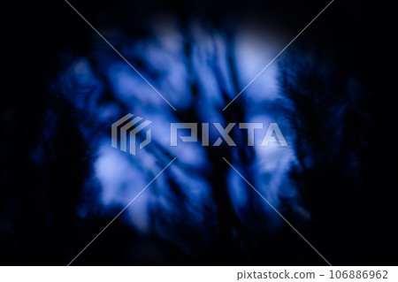 Spooky blurred bokeh autumn Halloween background. Blurred defocused background Spooky blurred bokeh autumn Halloween background. Blurred defocused background 106886962
