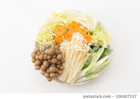 Hotpot vegetables for shabu-shabu 106887337