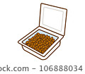 Simple natto illustration 106888034