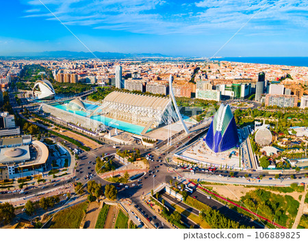 The City of Arts and Sciences in Valencia, Spain 106889825
