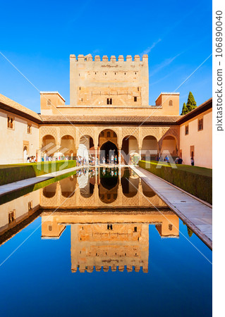 Court of the Myrtles, Comares Palace, Alhambra Fortress Court of the Myrtles, Comares Palace, Alhambra Fortress 106890040