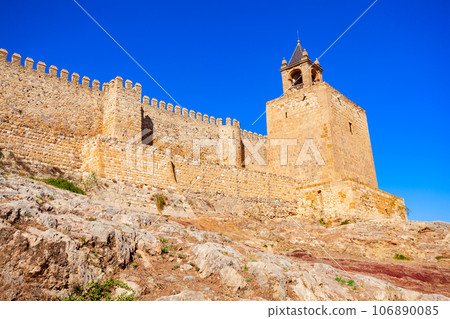 Fortress or Alcazaba of Antequera in Spain Fortress or Alcazaba of Antequera in Spain 106890085