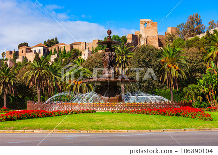 The fountain of the Three Graces, Malaga 106890104