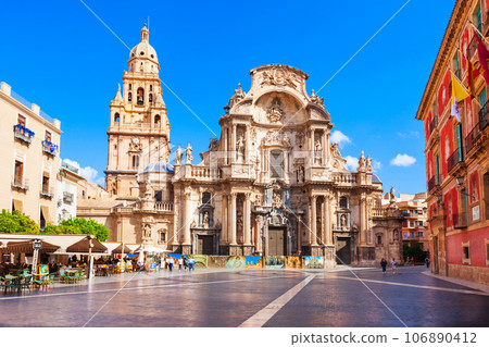 Saint Mary Cathedral in Murcia city, Spain 106890412