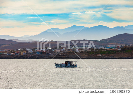 Port in Heraklion city, Crete island, Greece 106890870