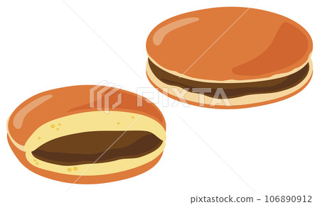 銅鑼燒和橫截面 106890912